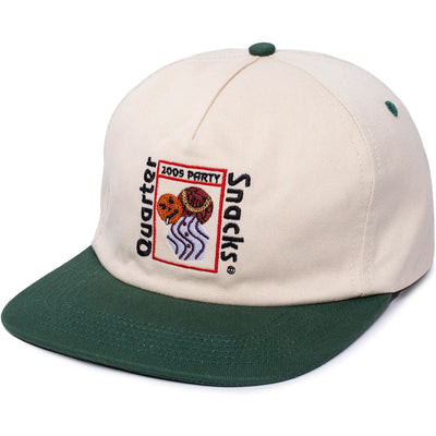 Quartersnacks Party Cap Cream/Green