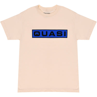 Quasi Bar Logo Tee Cream/Blue