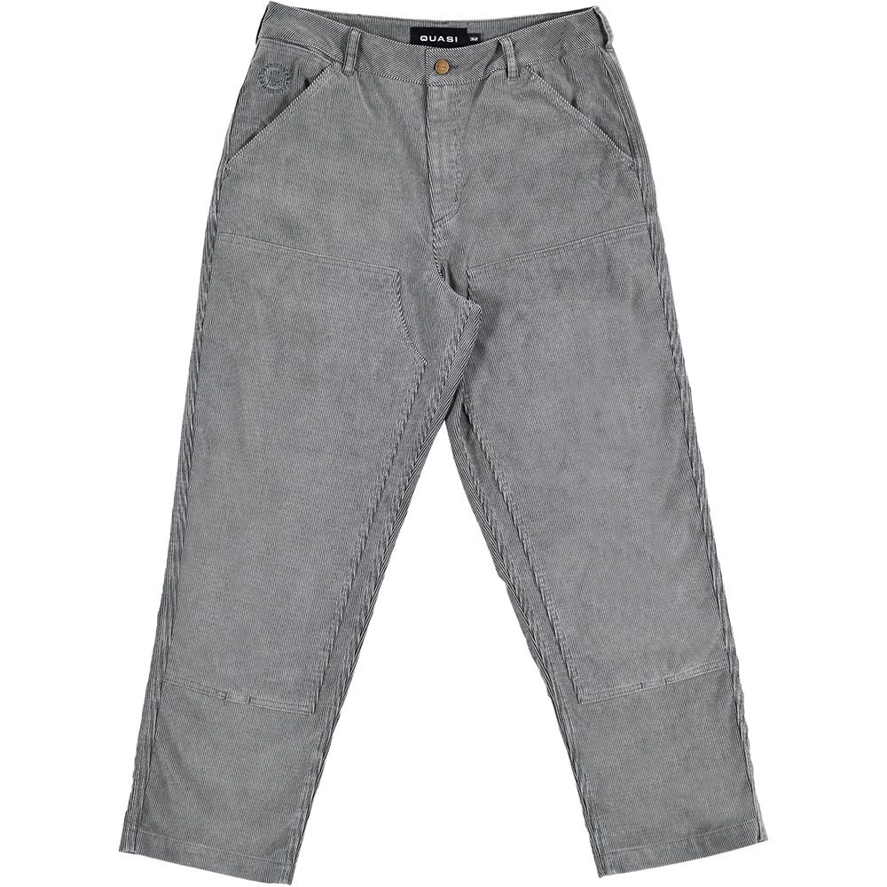 Quasi Work Pant Pin Grey
