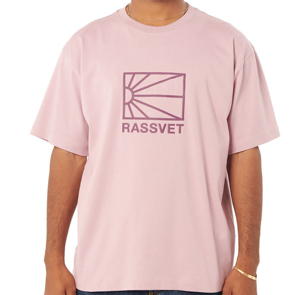 Rassvet Big Logo T Shirt Pink
