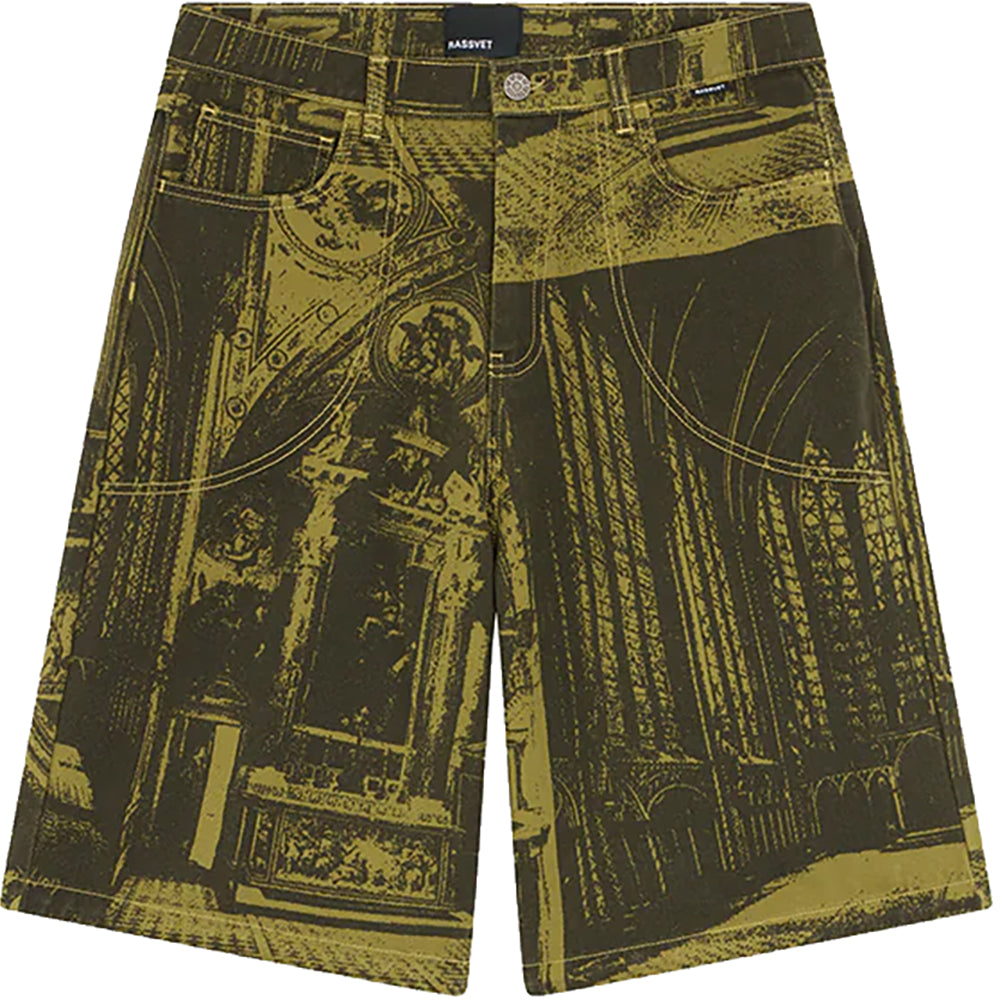Rassvet Cathedral Denim Shorts Multicolour