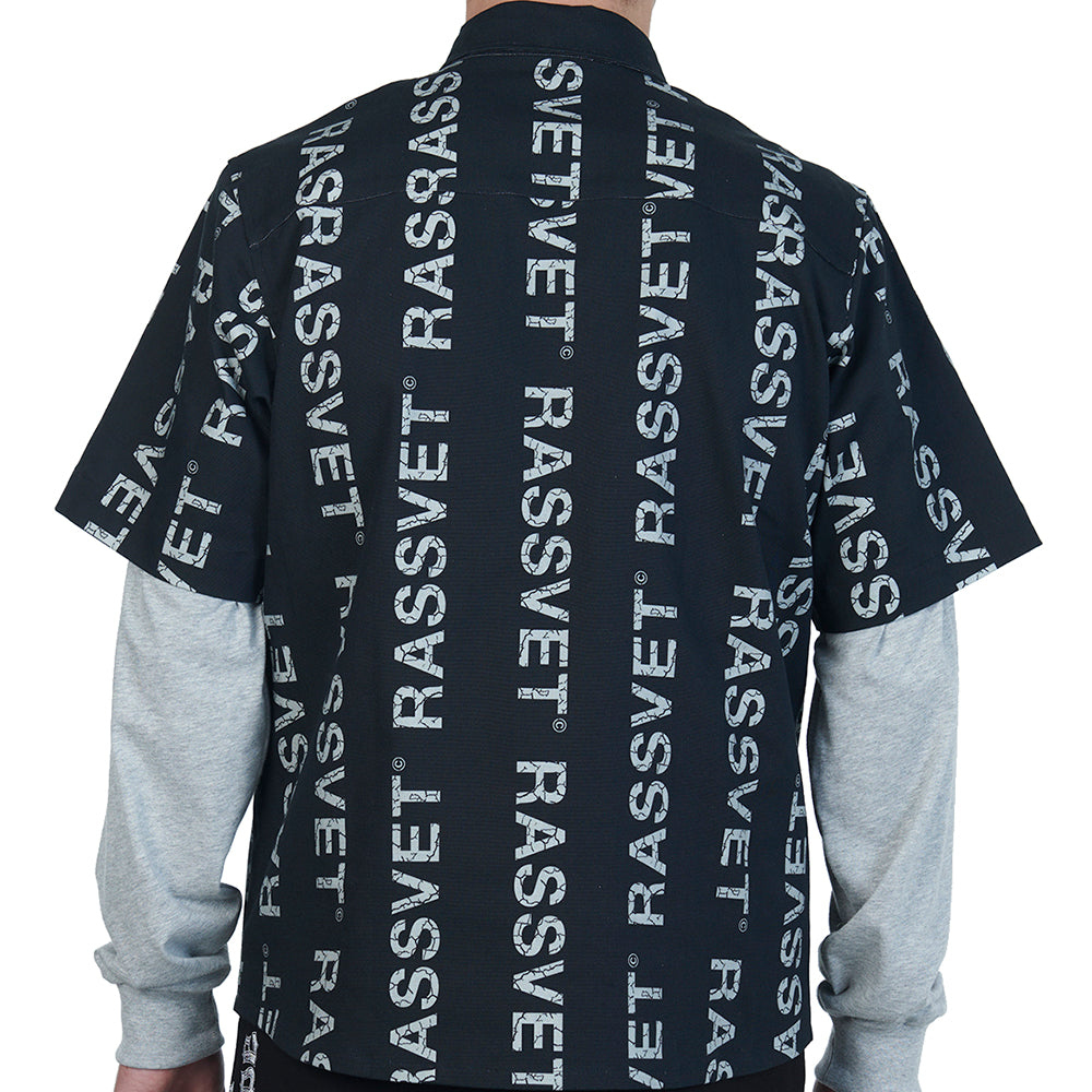 Rassvet Desert Hybrid Shirt Woven Knit Black