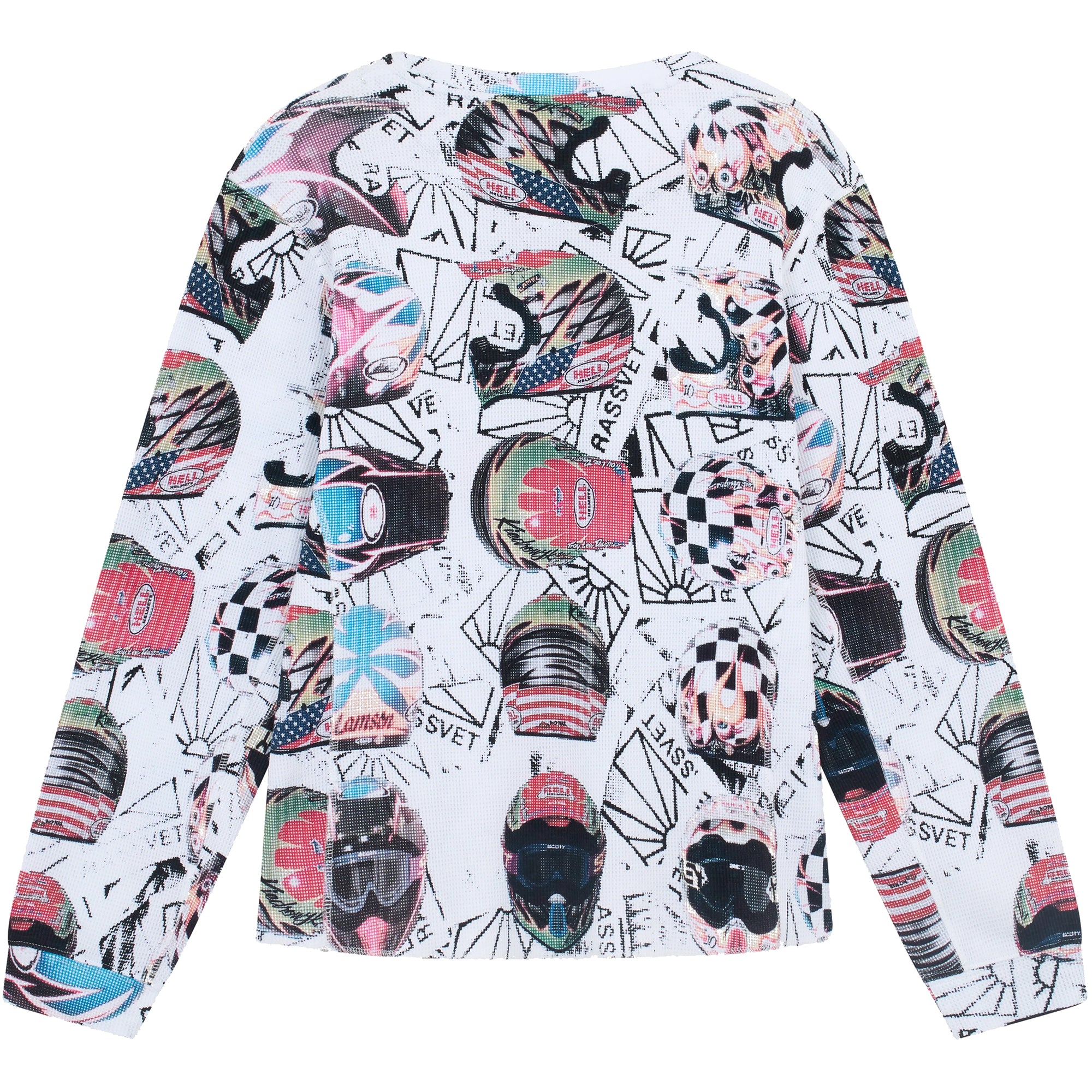 Rassvet Helmet Thermal Long Sleeve Tee White/Multi