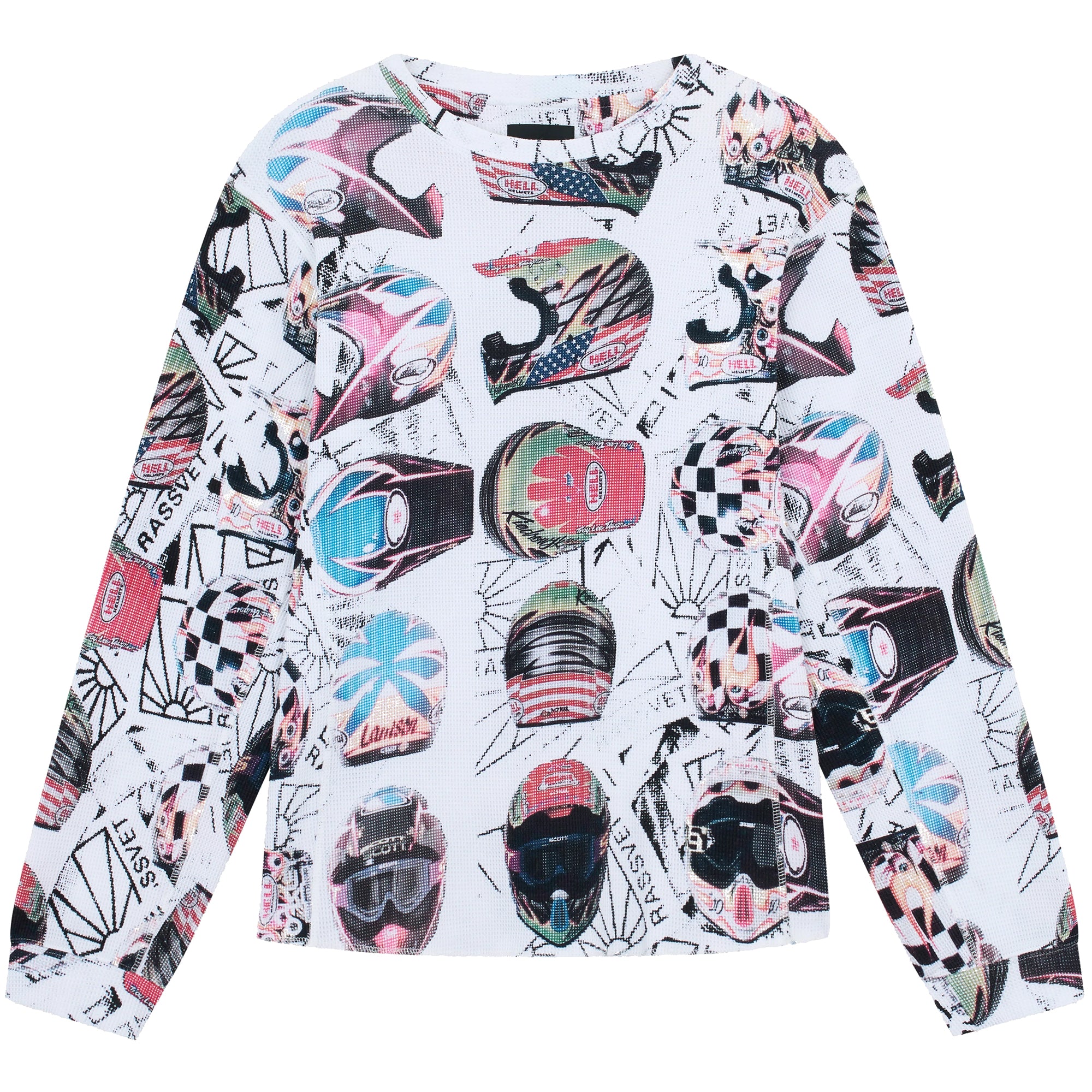 Rassvet Helmet Thermal Long Sleeve Tee White/Multi