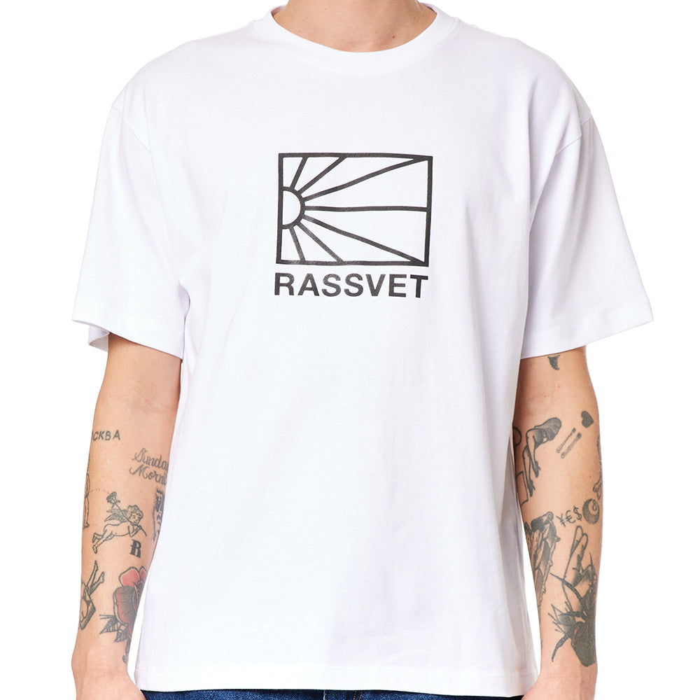 Rassvet Logo Tee Shirt White
