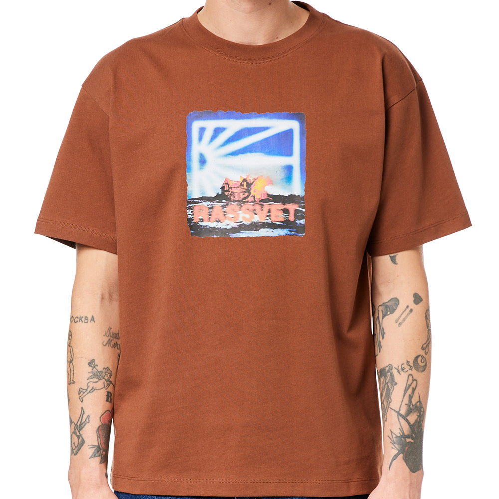Rassvet On Fire Tee Shirt Brown