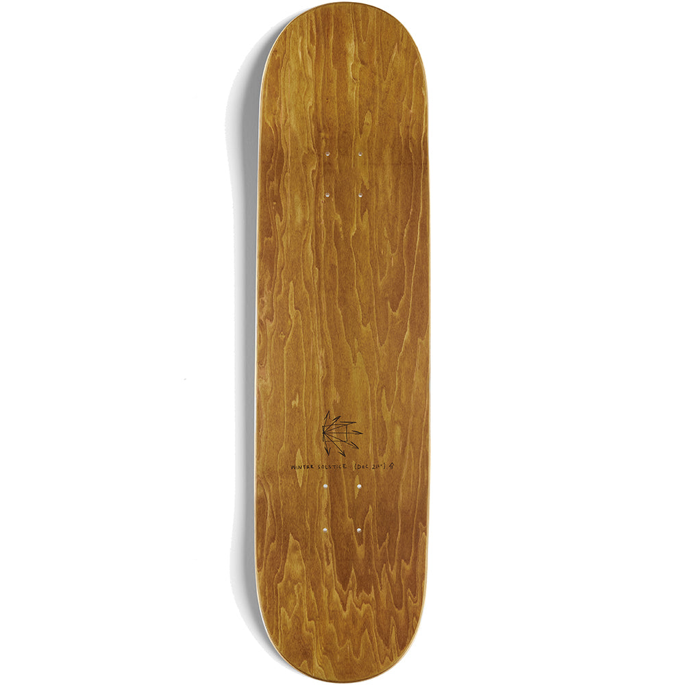 Rassvet Rock Solid Black Foil Skateboard Deck 8.5"