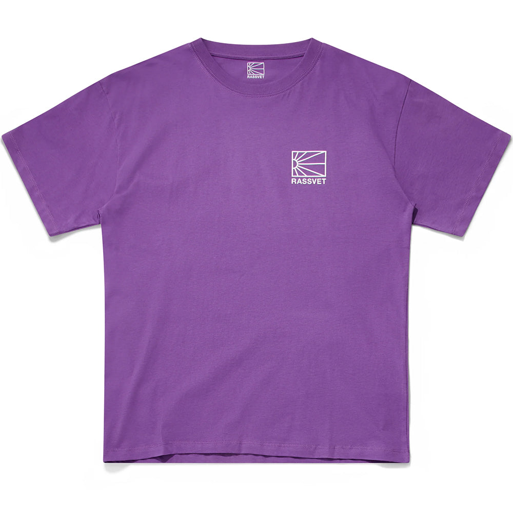 Rassvet Logo T shirt Purple
