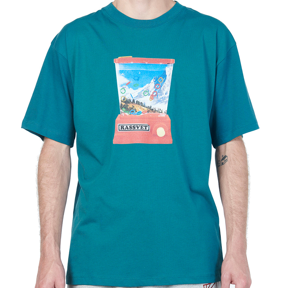 Rassvet Waterful Ring Toss T shirt Green