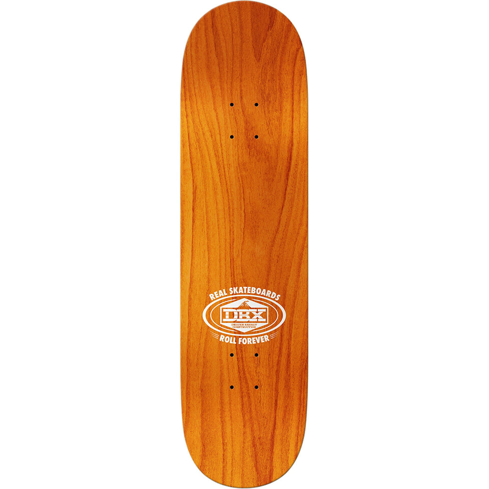 Real DBX Oval Foil Blue Skateboard Deck 8.5"