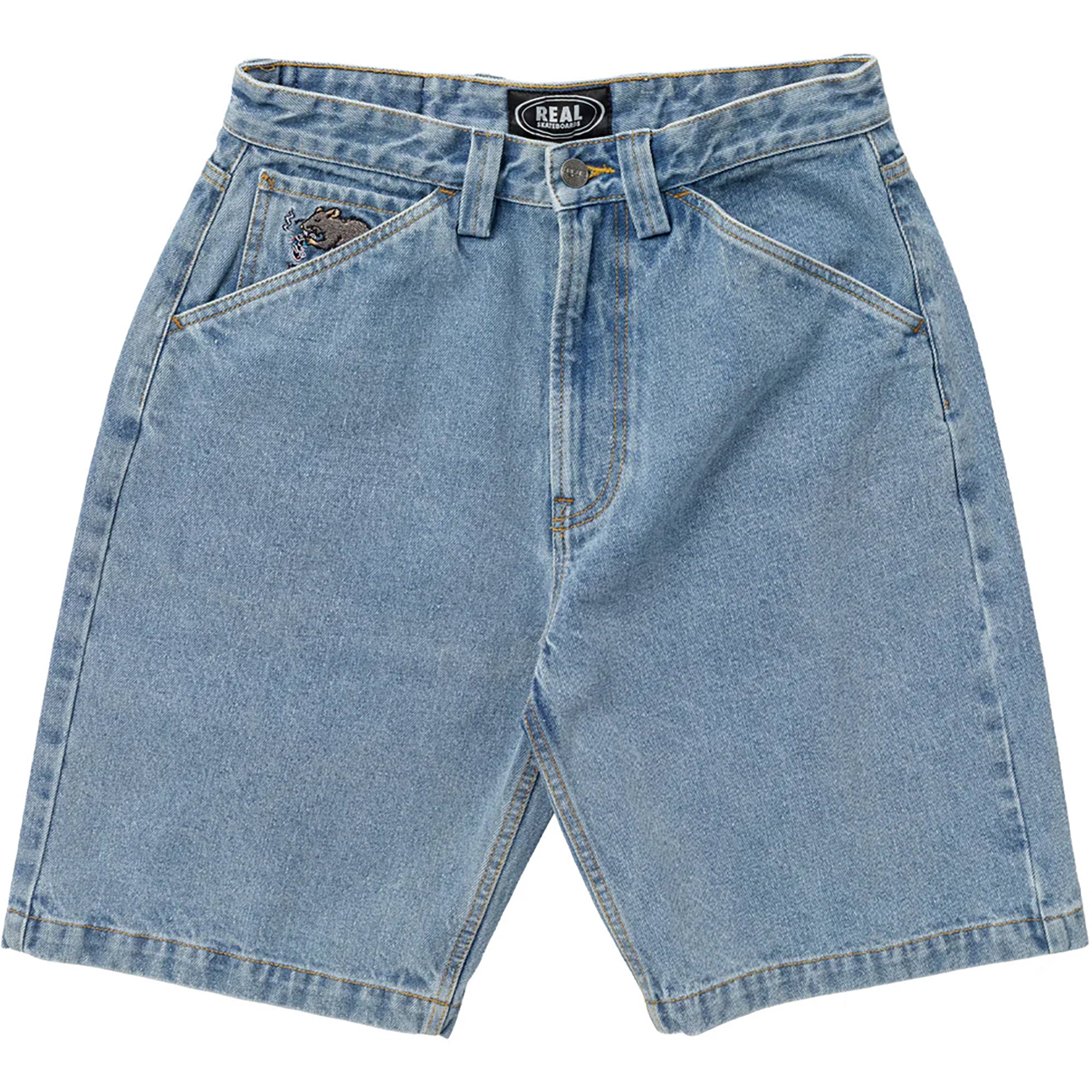 Real Street Cleaner Shorts Light Bleached Wash