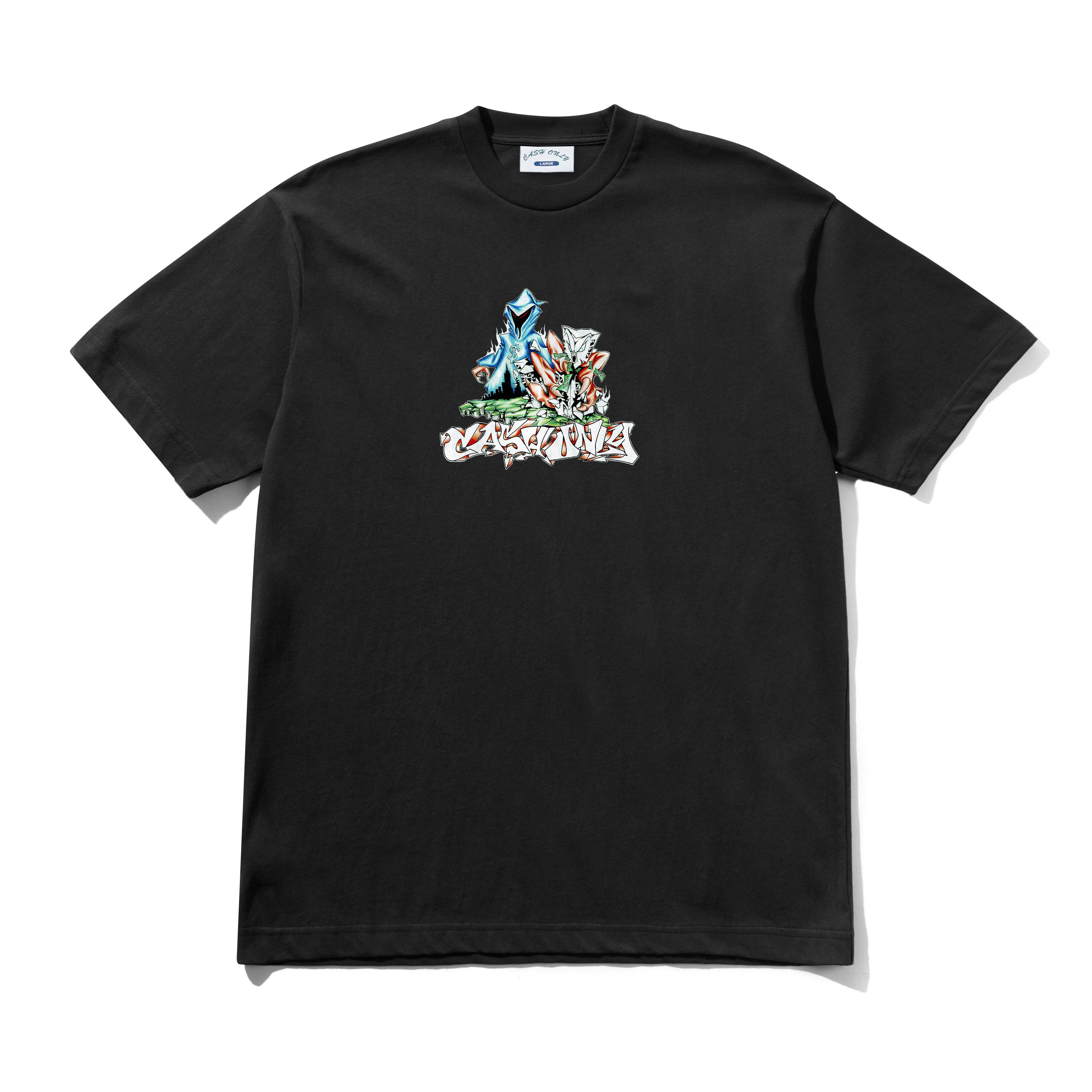 Cash Only Reaper Tee Black