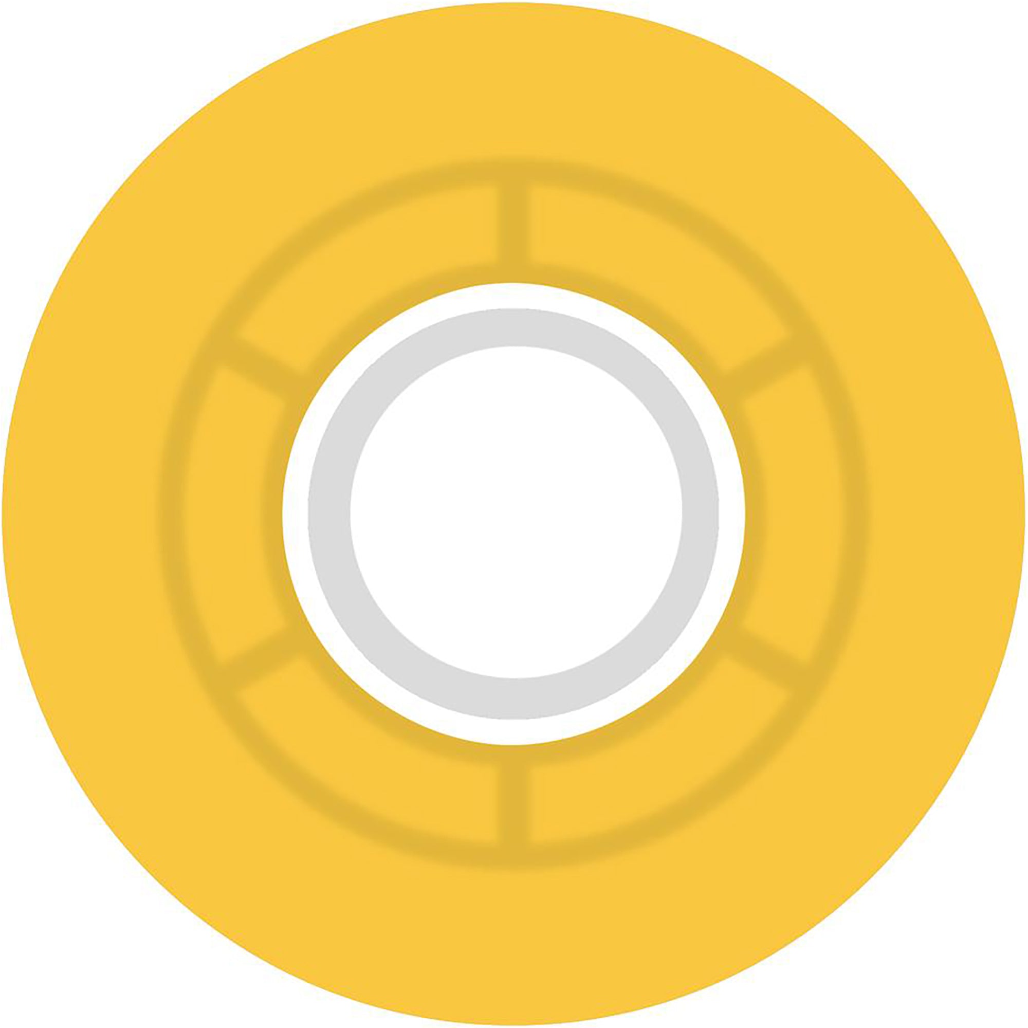 Ricta Clouds Transparent Citrus/White 78a Skateboard Wheels 55mm
