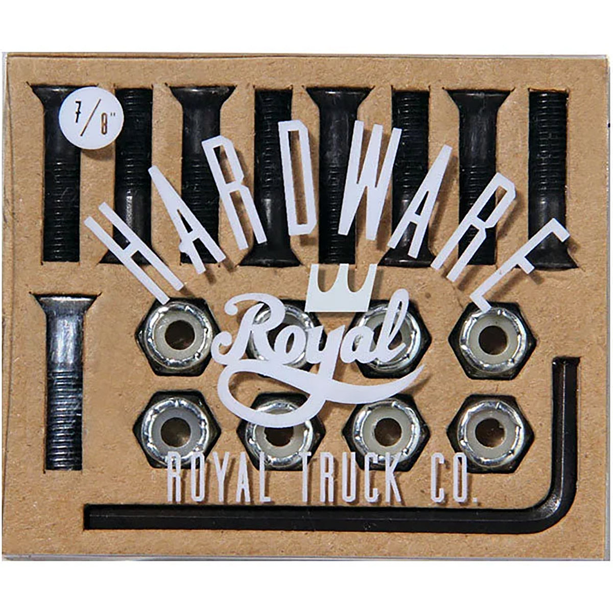 Royal Hardware Skateboard Bolts Allen ⅞"
