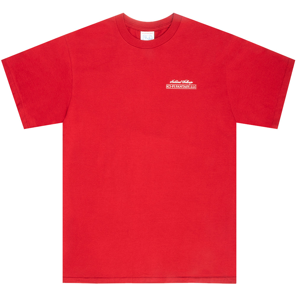 Sci-Fi Fantasy Neoliberal Tee Red
