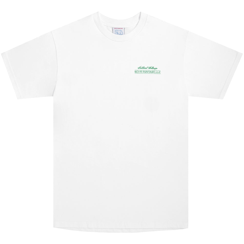 Sci-Fi Fantasy Neoliberal Tee White