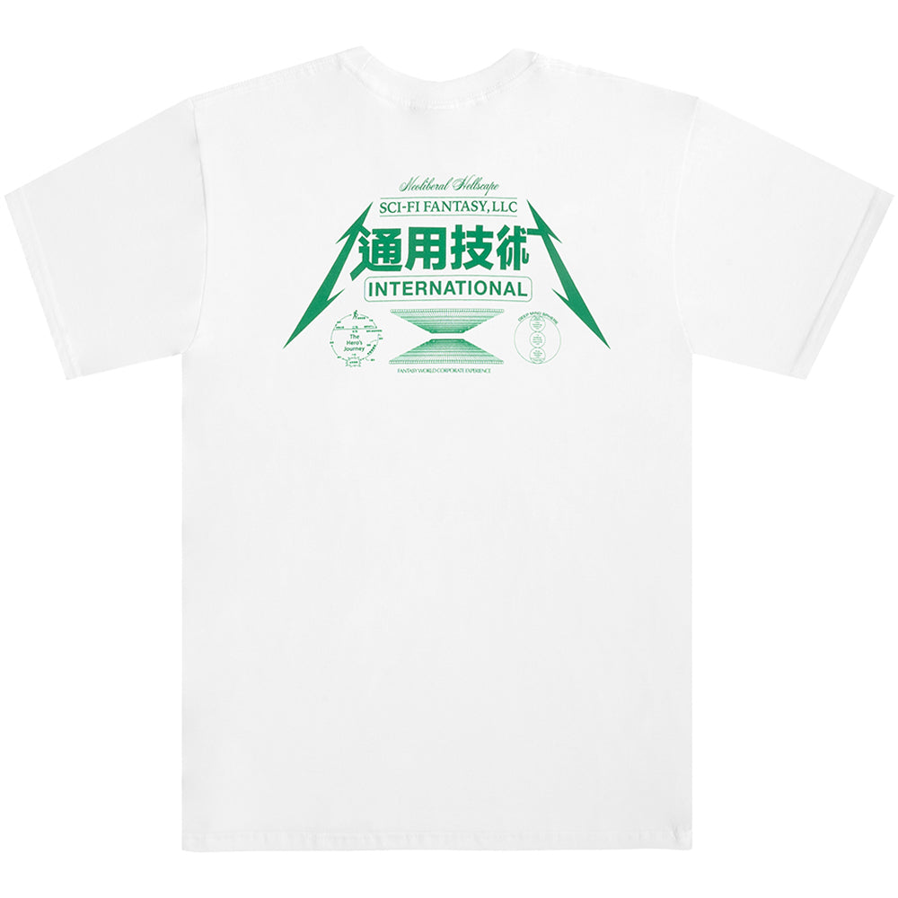 Sci-Fi Fantasy Neoliberal Tee White