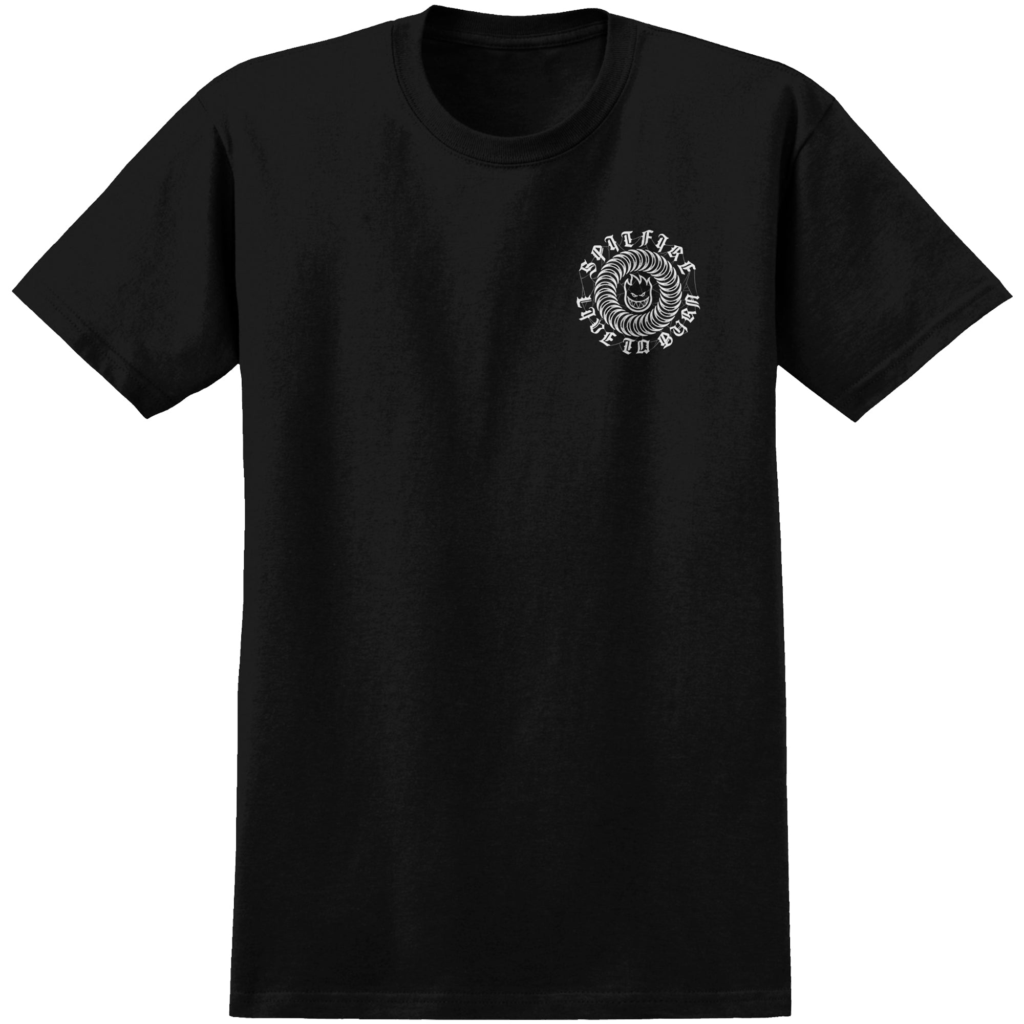 Spitfire Web Classic T Shirt Black
