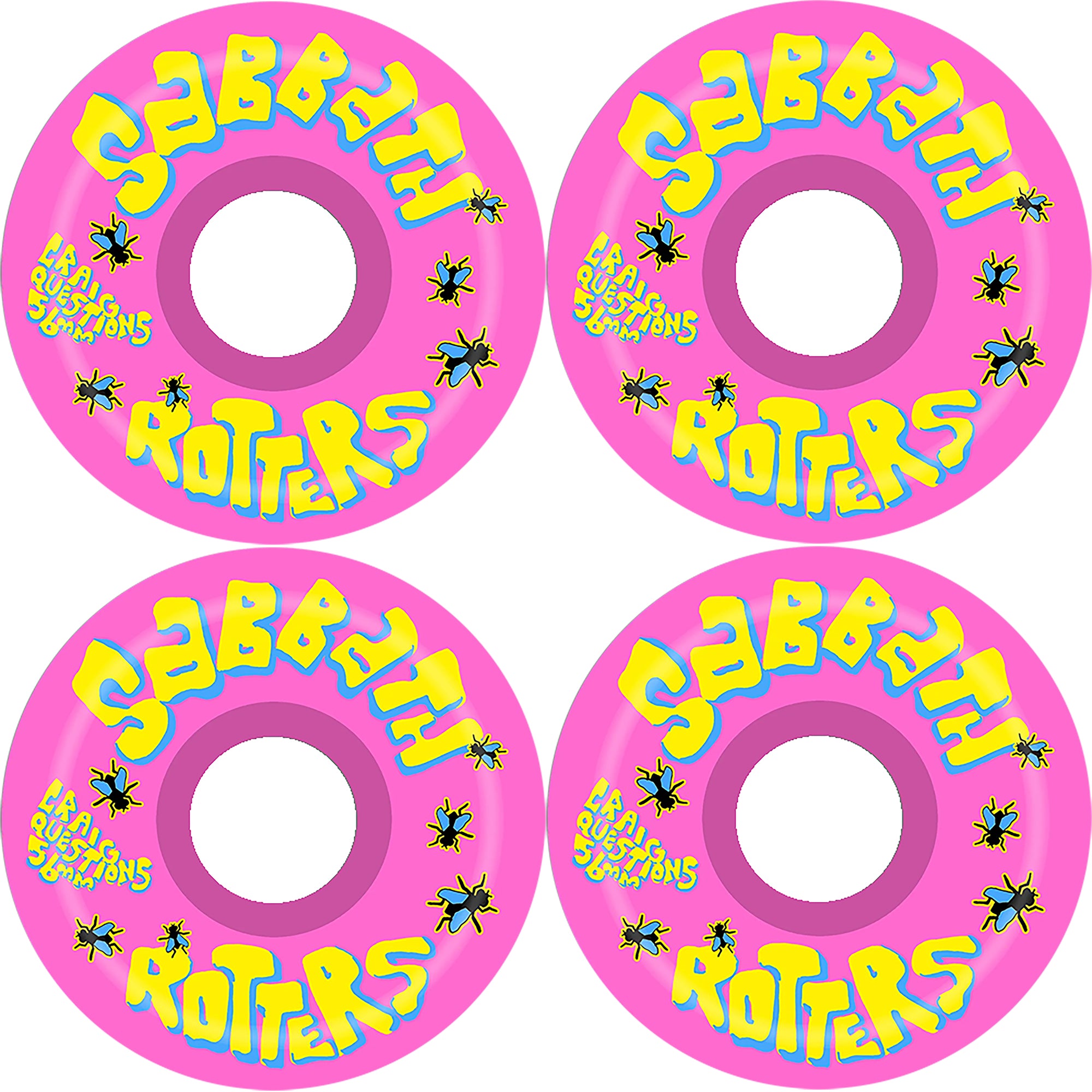 Sabbath Craig Questions Rotters Conical 99A Skateboard Wheels 56mm