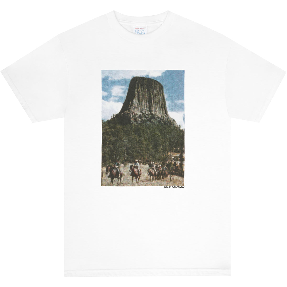 Sci-Fi Fantasy Devils Tower Tee White