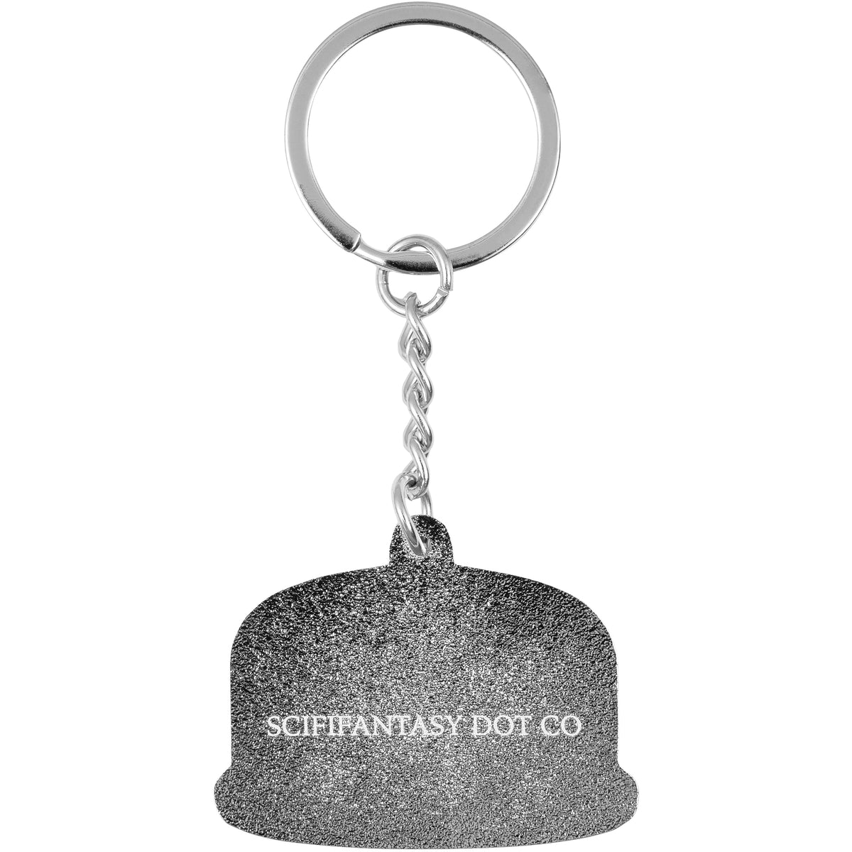 Sci-Fi Fantasy Logo Hat Keychain Black