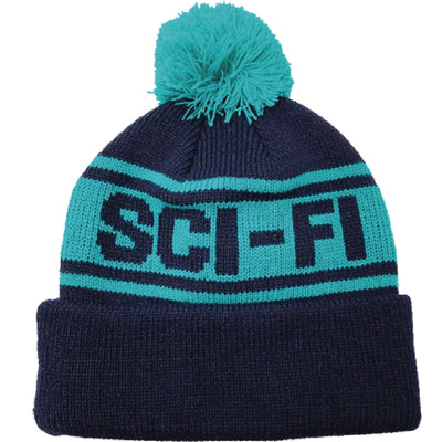Sci-Fi Fantasy Sci-Fi Pom Beanie Navy/Jade