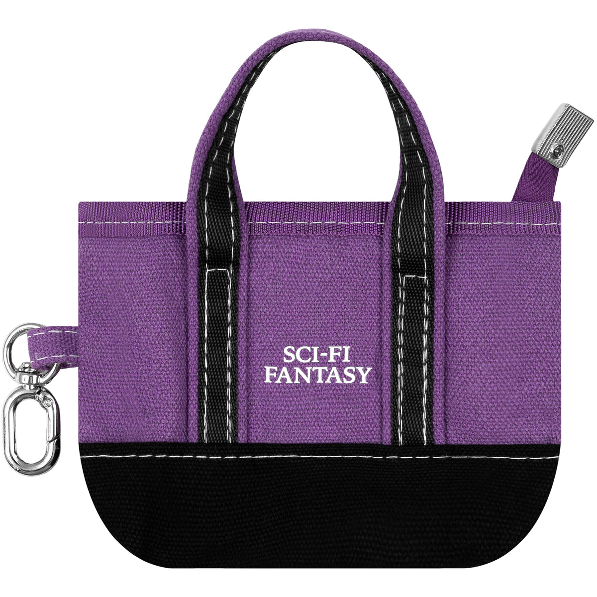 Sci-Fi Fantasy Tote Keychain Purple