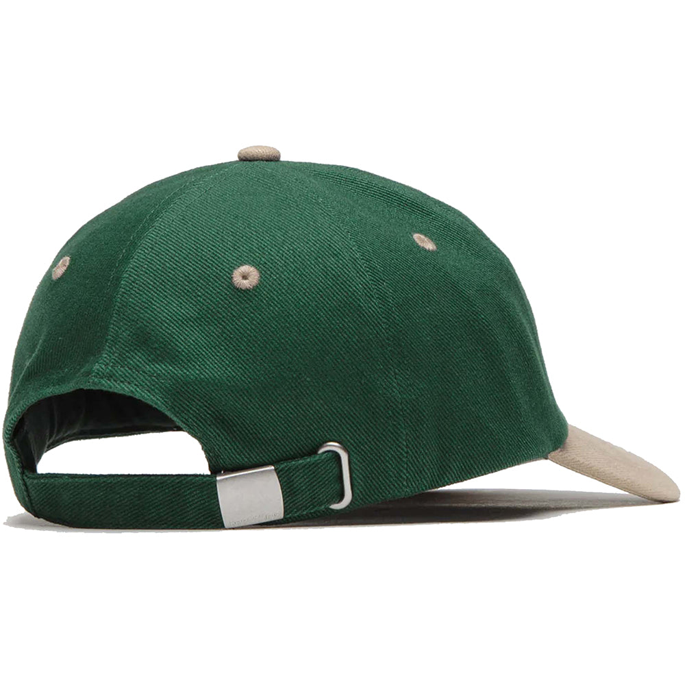 Short Straw Cap Green/Taupe