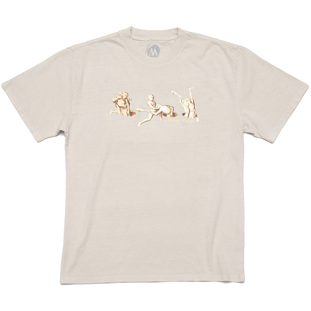 Short Straw Divorce Classic Fit T Shirt Bone