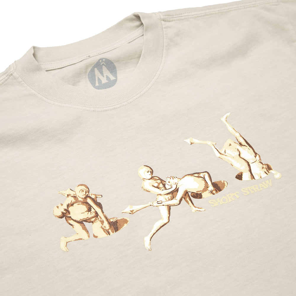 Short Straw Divorce Classic Fit T Shirt Bone
