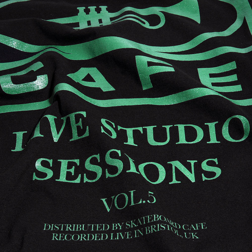 Skateboard Cafe 45 Tee Black/Green