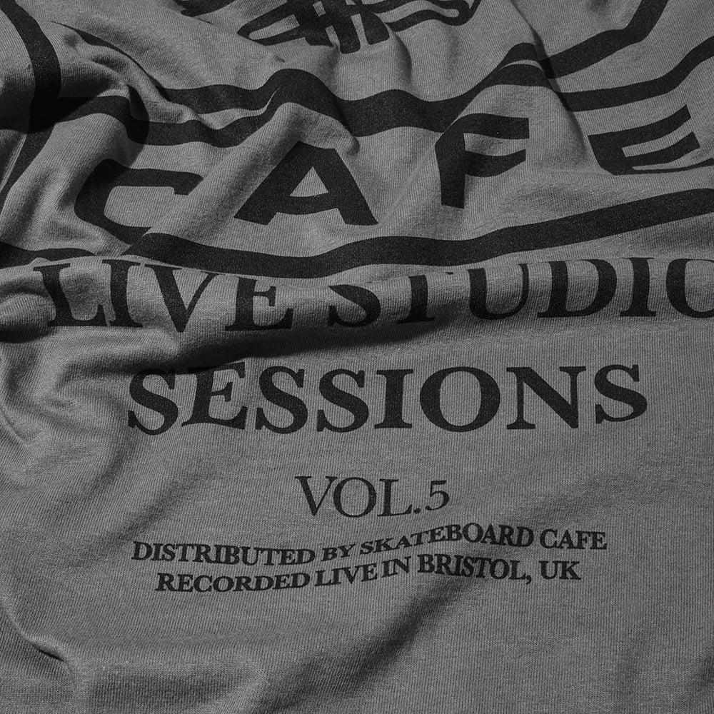 Skateboard Cafe 45 Tee Charcoal/Black