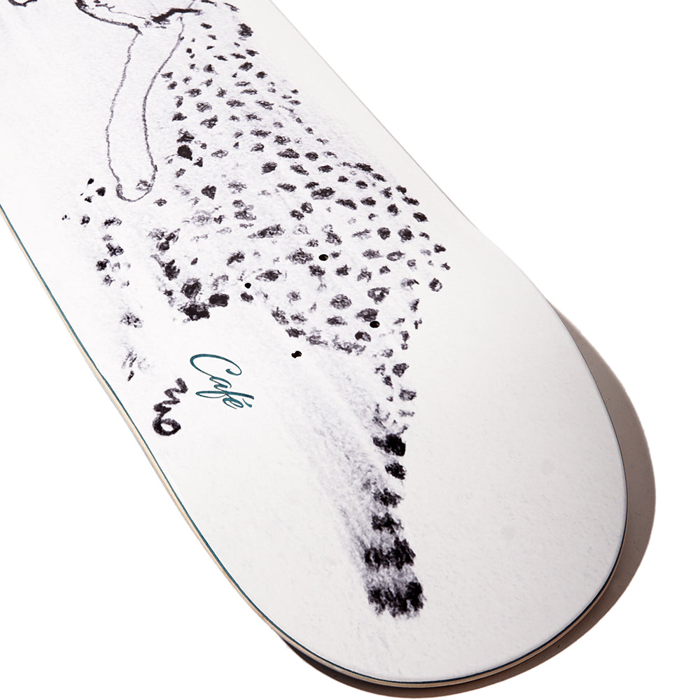Skateboard Cafe Catch Me If You Can White Skateboard Deck 8.25"