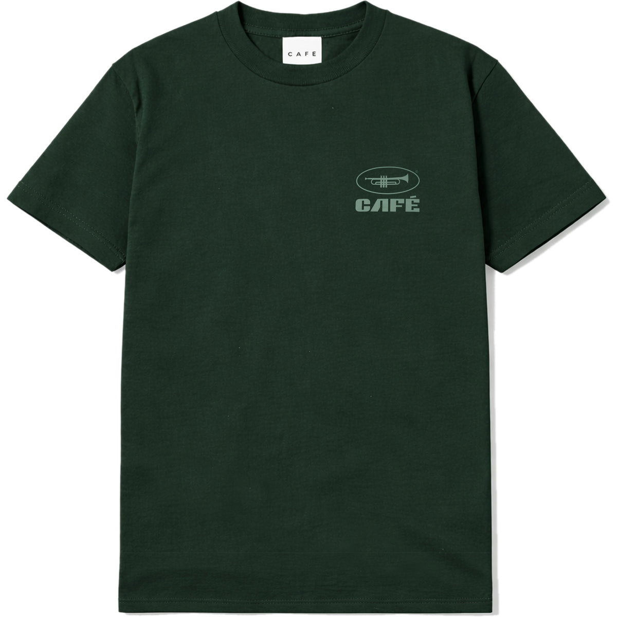 Skateboard Cafe Collective Rhythm T Shirt Forest Green