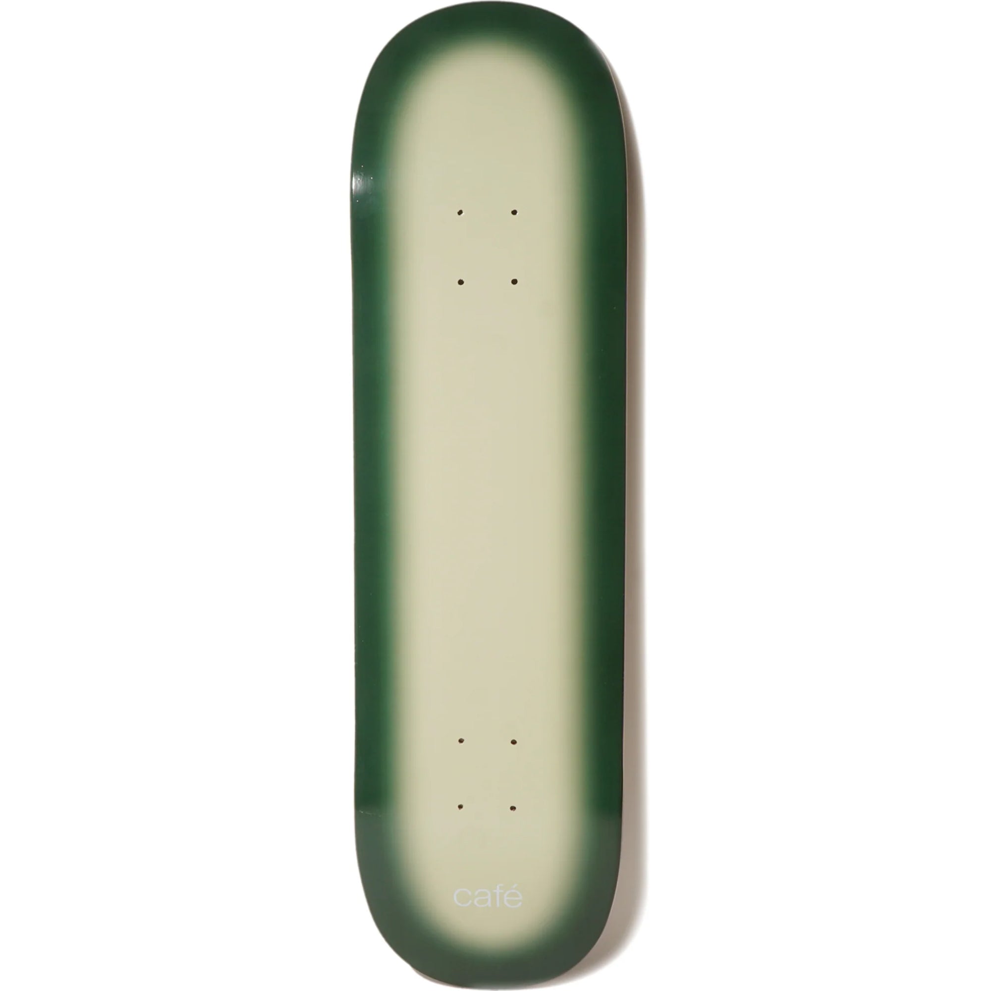 Skateboard Cafe Fade Skateboard Deck Ecru/Forest Green 8.125"