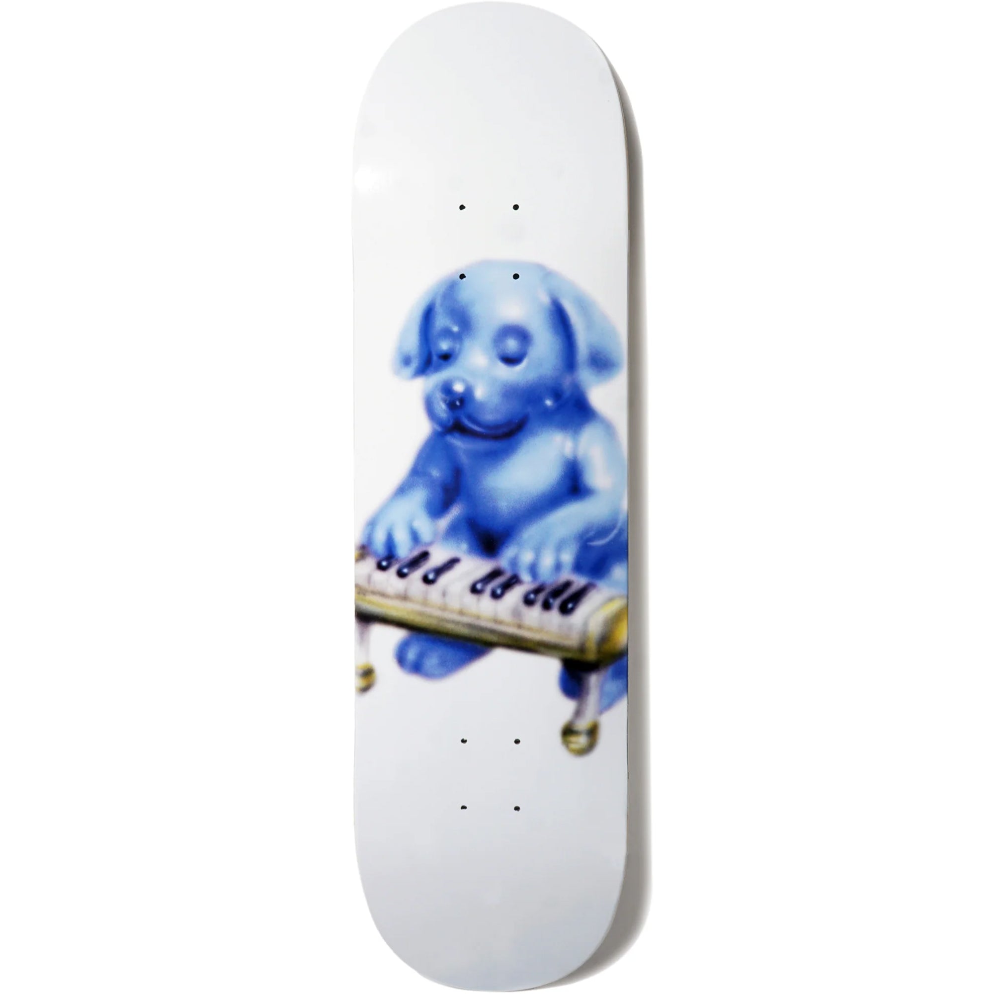 Skateboard Cafe Keyboard Skateboard Deck White 8.5"