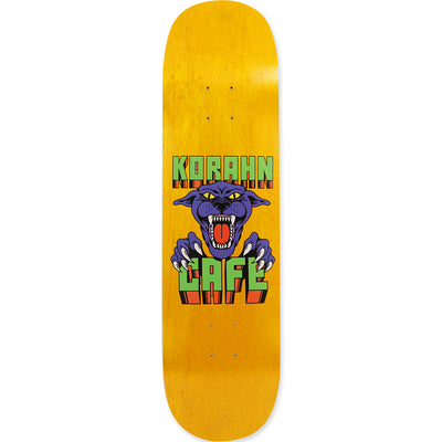 Skateboard Cafe Korahn Gayle Panther Yellow Wood-Stain Deck 8.5"
