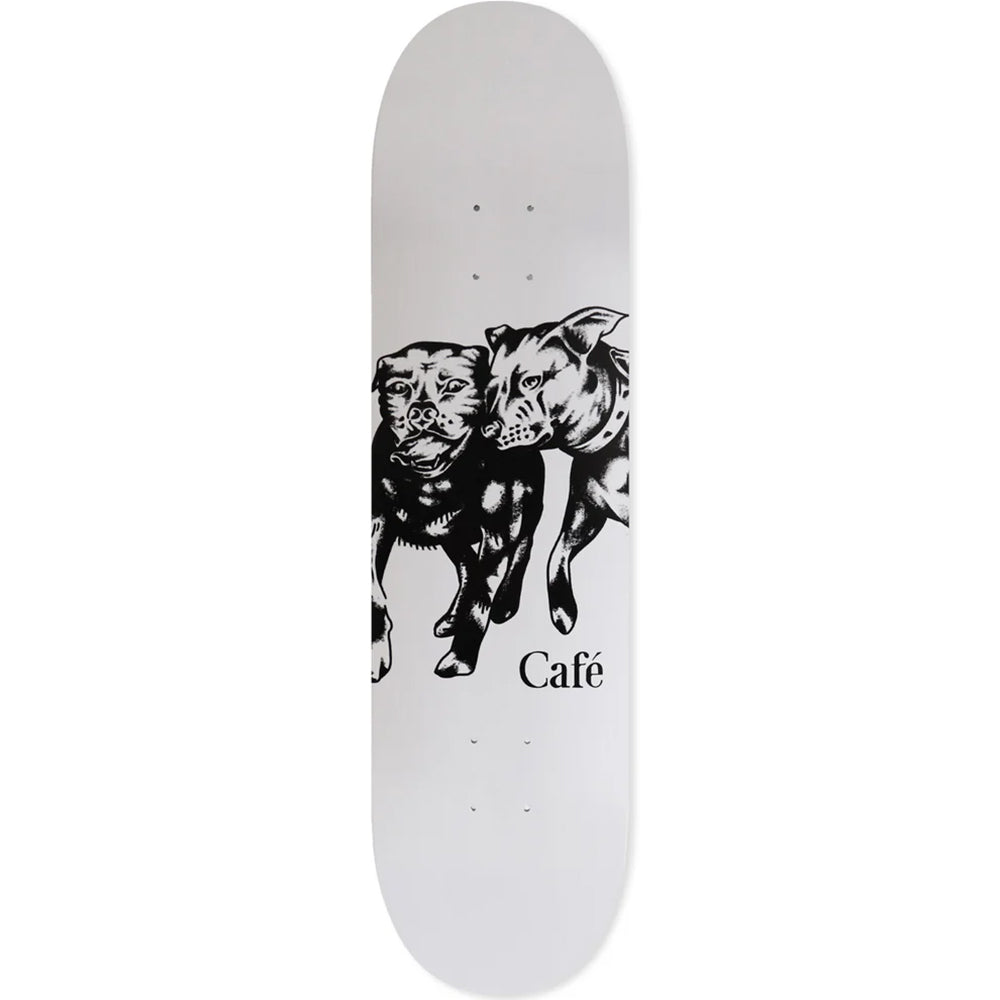 Skateboard Cafe Pooch & JB Grey Skateboard Deck 8.125"
