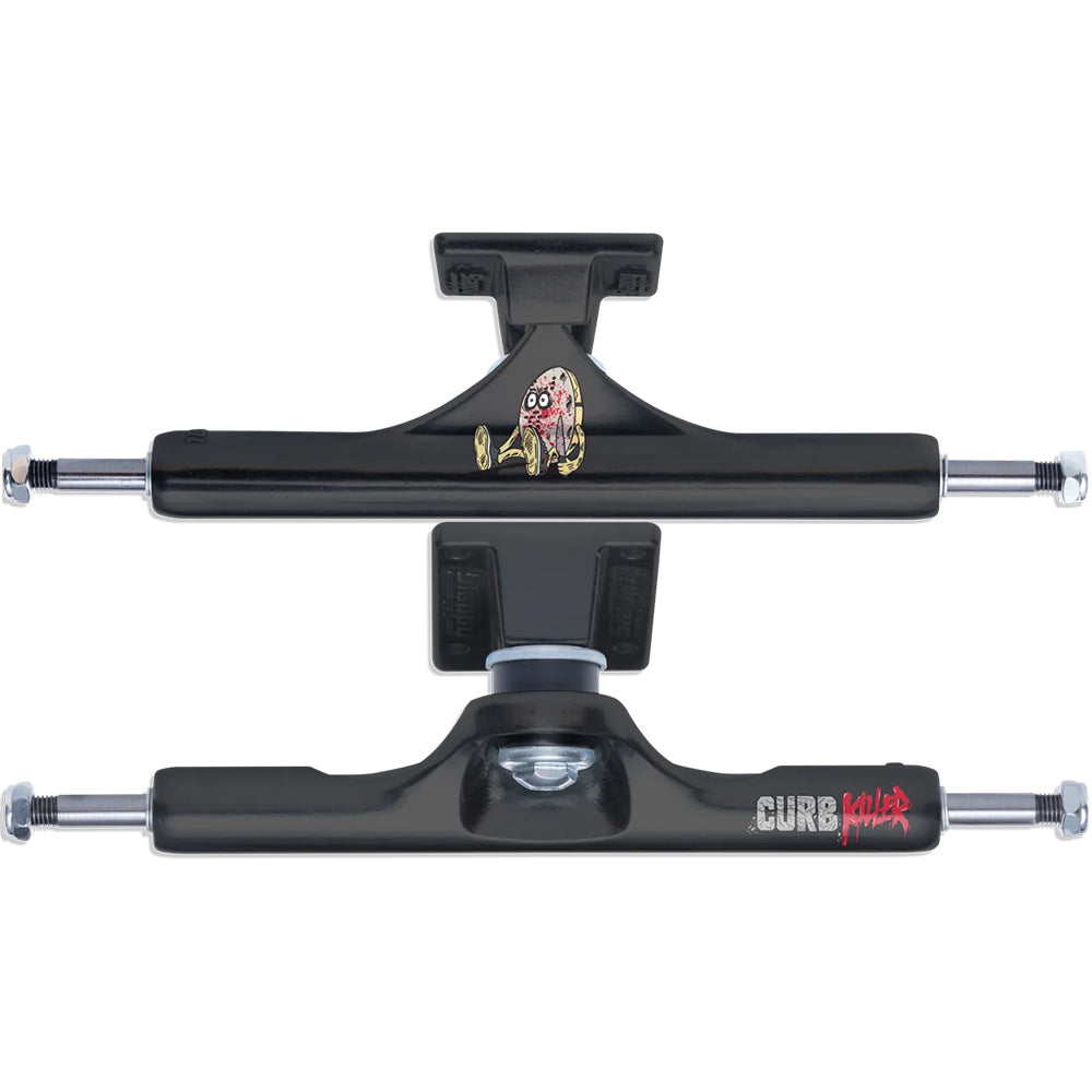 Slappy ST1 Curb Killer Inverted Skateboard Trucks Black 10"
