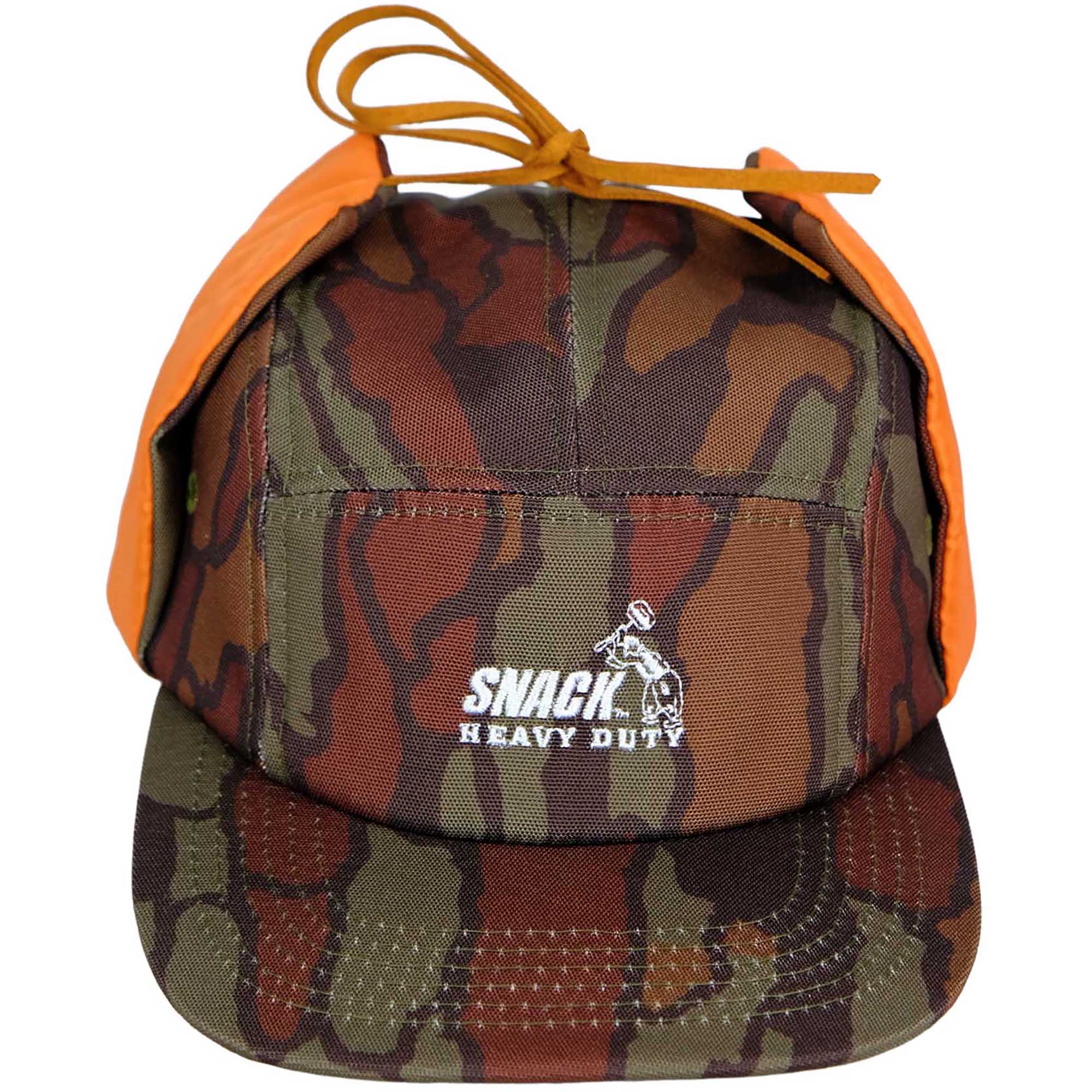 Snack Bark Camo Earflap Hat