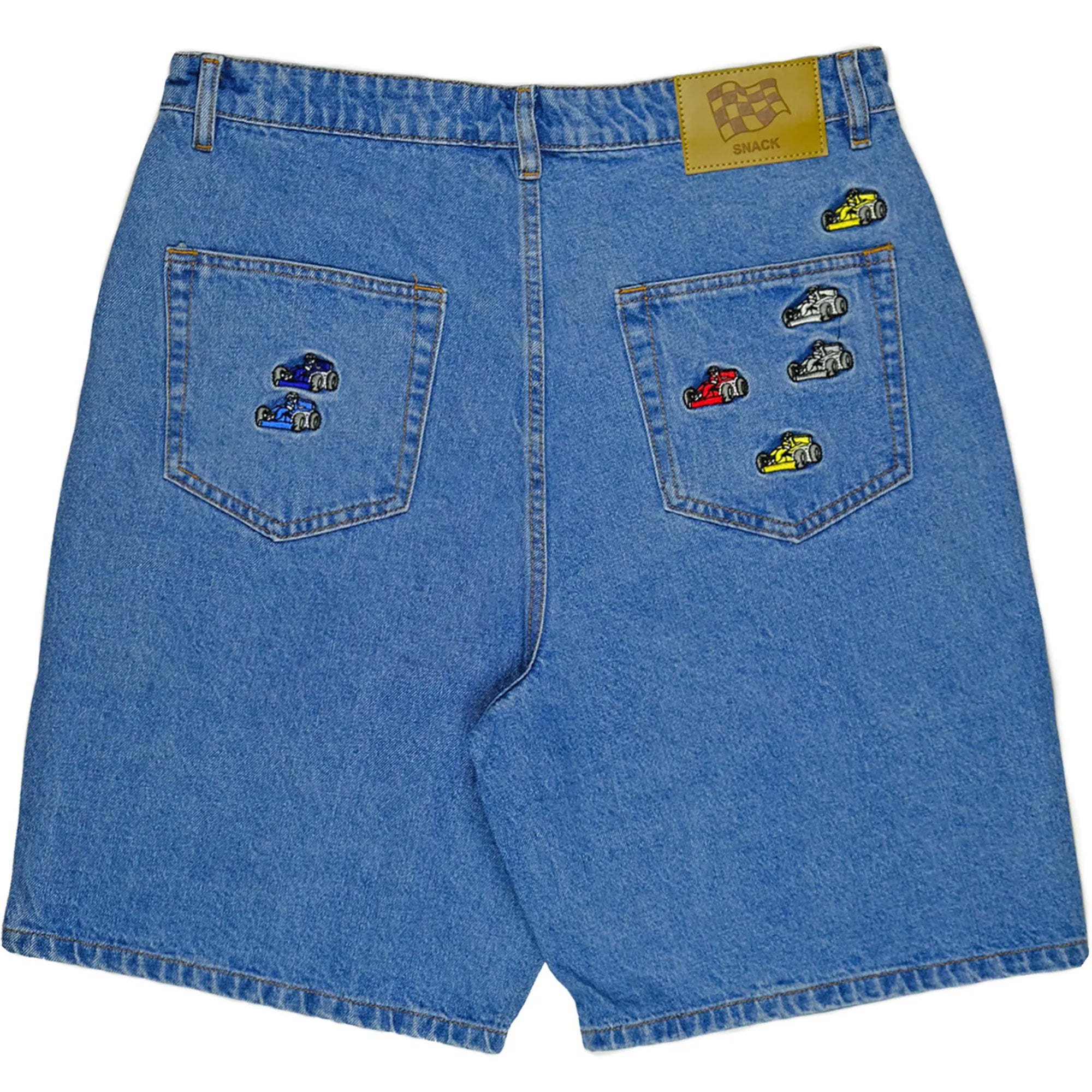 Snack Pole Position Denim Shorts