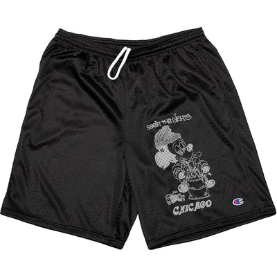 Snack Seein' The Sights Chicago Shorts Black/Grey