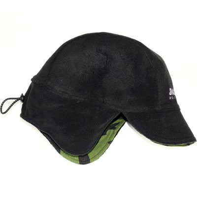 Snack Visionz Reversible Trapper Cap Black Leaf Camo