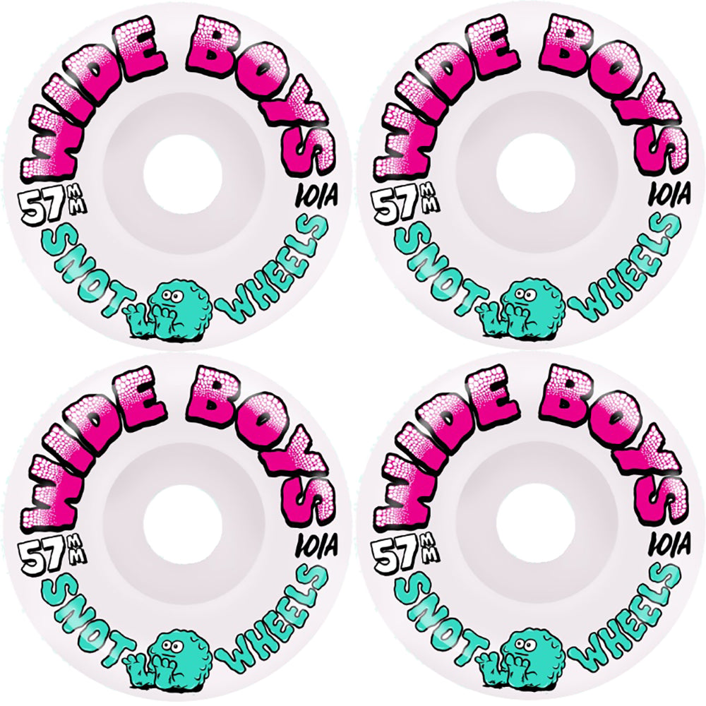 Snot Wide Boys Glow In The Dark Skateboard Wheels 57mm