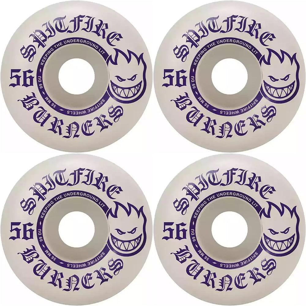Spitfire Burners 99du Skateboard Wheels 56mm