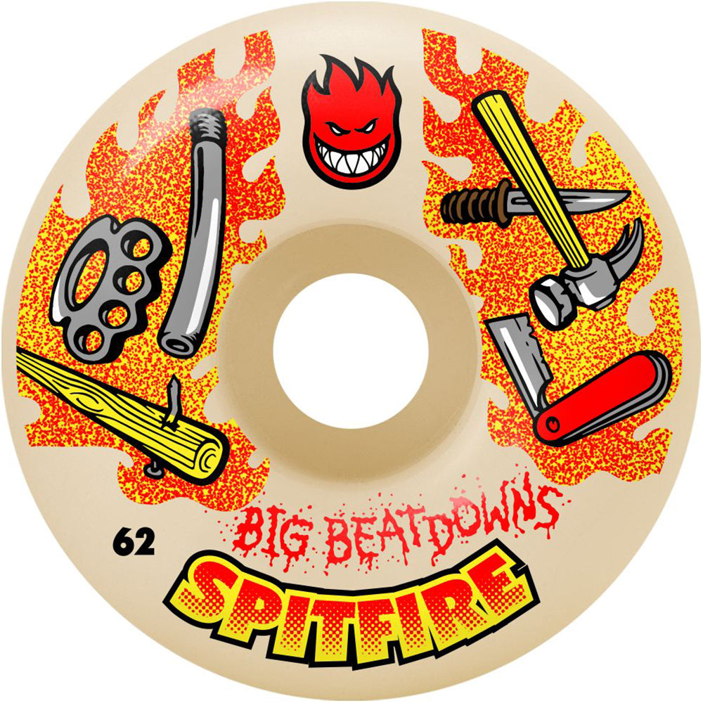 Spitfire Big Beatdowns Formula Four Classics 99du Skateboard Wheels 60mm