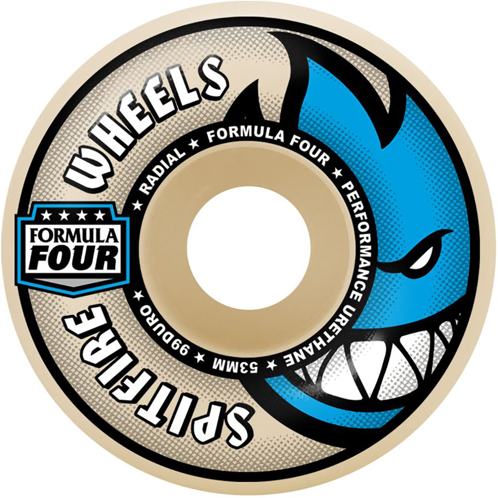 Spitfire Formula Four Radial 99du Skateboard Wheels 54mm