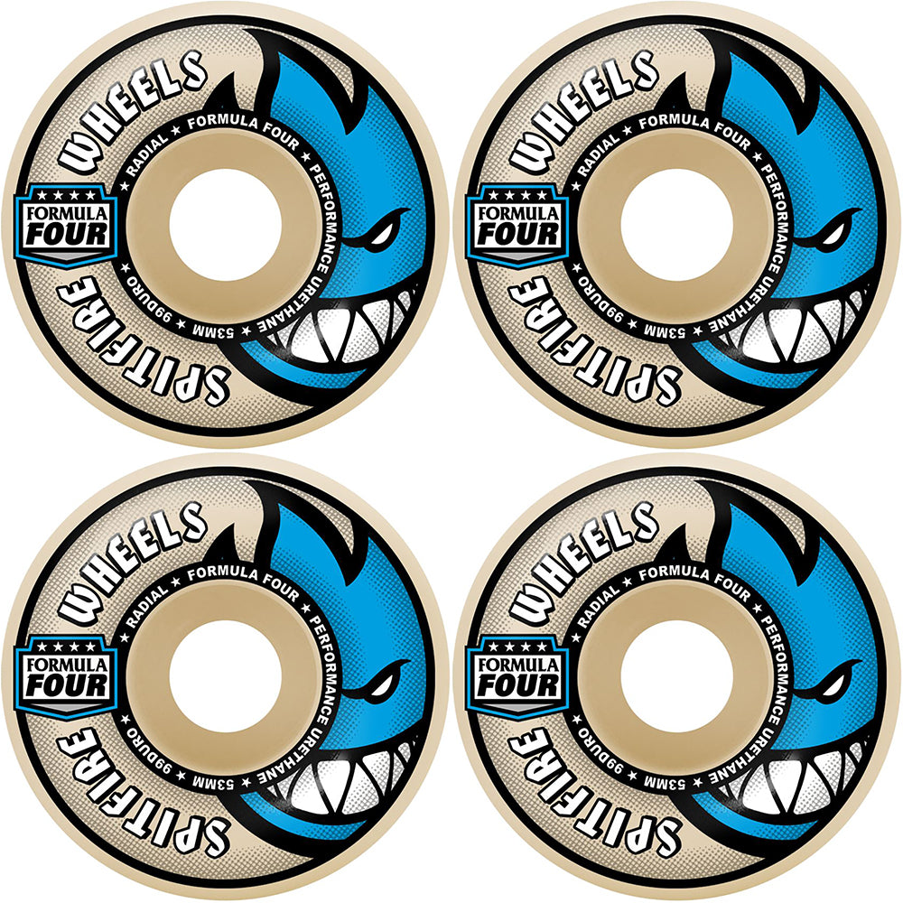 Spitfire Formula Four Radial 99du Wheels 54mm