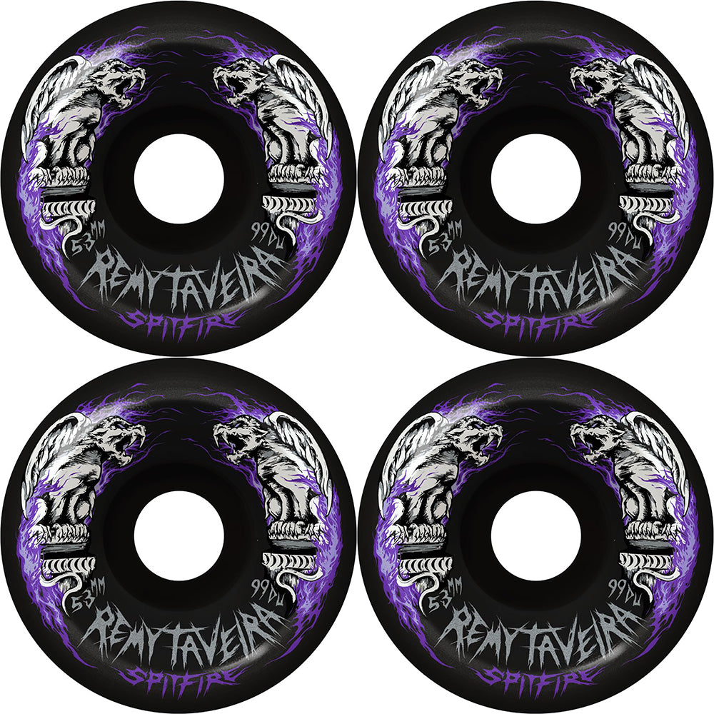 Spitfire Formula Four Remy Taveira Chimera Conical Full 99du Skateboard Wheels 53mm