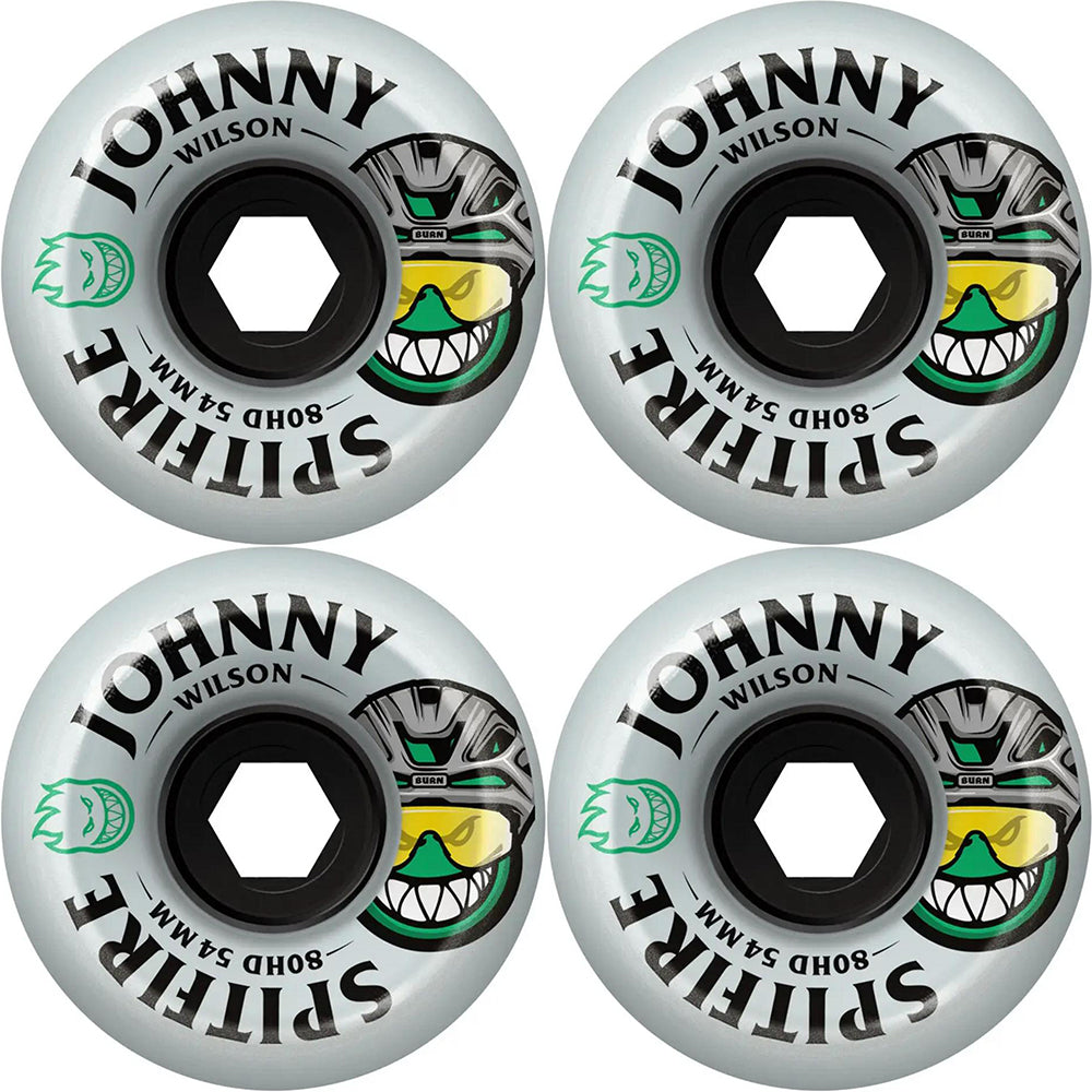 Spitfire Johnny Wilson Burn Squad Conical Full 80HD Skateboard Wheels 54mm